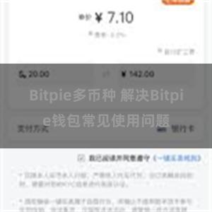 Bitpie多币种 解决Bitpie钱包常见使用问题