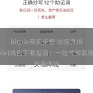 Bitpie安装步骤 比特派(Bitpie)钱包下载指南：一站式安装体验