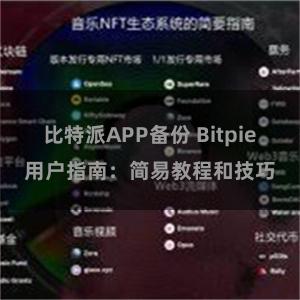 比特派APP备份 Bitpie用户指南：简易教程和技巧