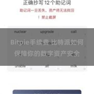 Bitpie手续费 比特派如何保障你的数字资产安全