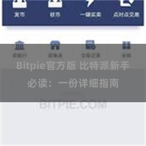 Bitpie官方版 比特派新手必读：一份详细指南