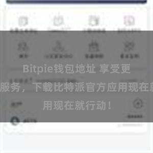 Bitpie钱包地址 享受更便捷的服务，下载比特派官方应用现在就行动！