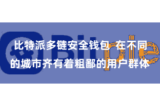 比特派多链安全钱包  在不同的城市齐有着粗鄙的用户群体
