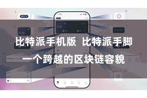 比特派手机版  比特派手脚一个跨越的区块链容貌