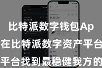 比特派数字钱包App  都能在比特派数字资产平台找到最稳健我方的投资标的